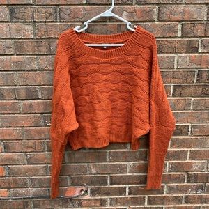 Orange sweater